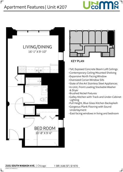 a floor plan of a small house with a bedroom and a bathroom